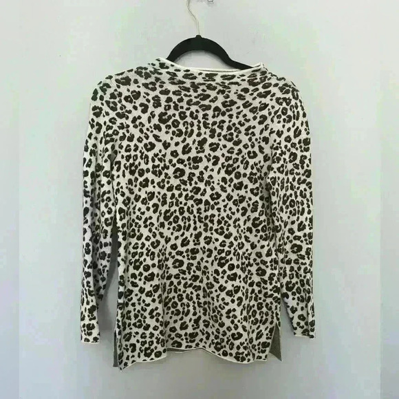 Loft Leopard Print Sweater Size XS Petite - Picture 1 of 5